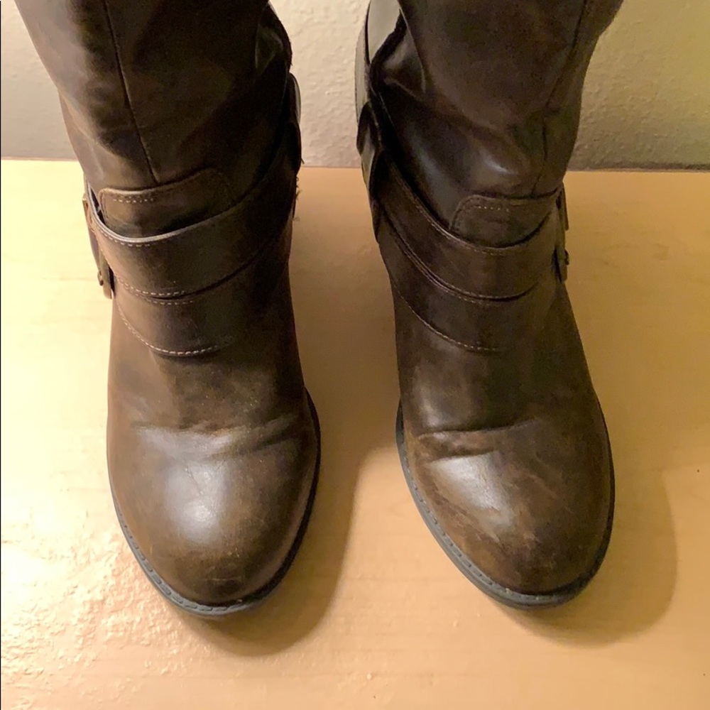 Brown Buckle Boot - Picture 3 of 4